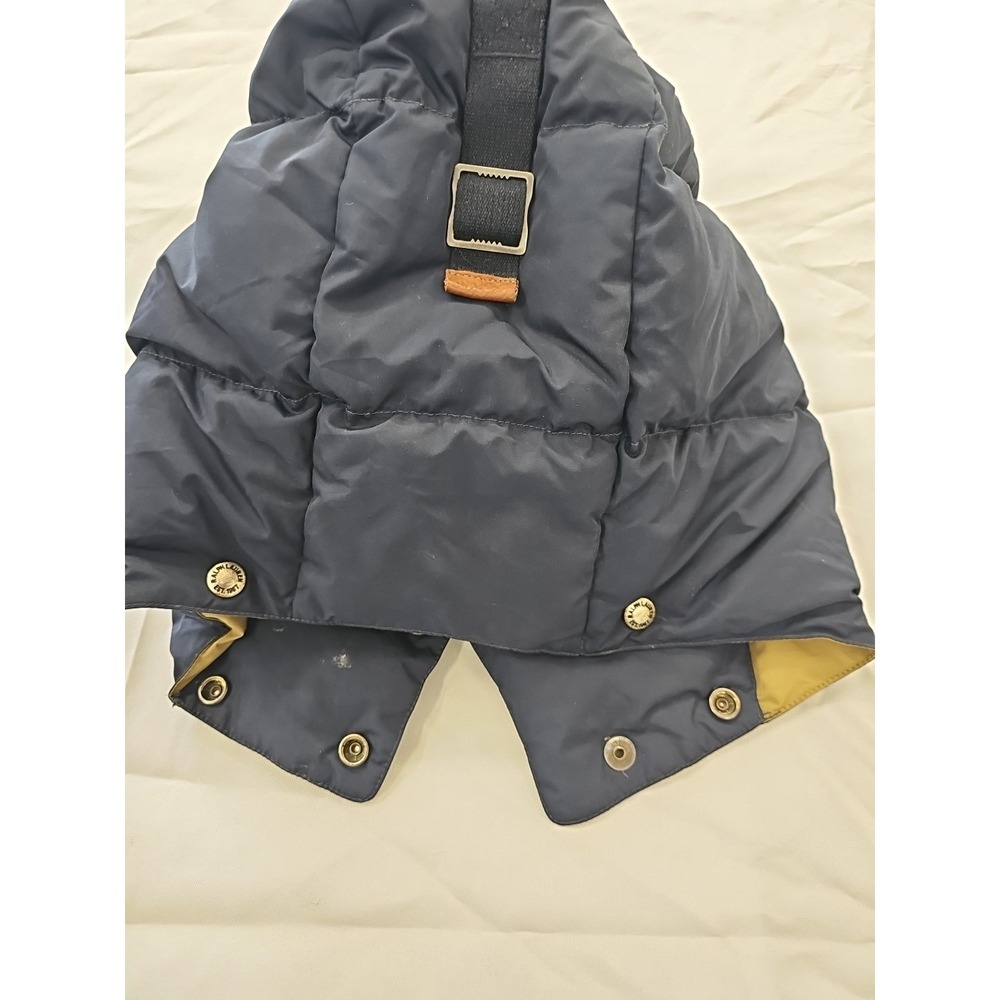 Polo Ralph Lauren Down Puffer Hood Replacement Navy Blue Lightweight - Picture 4 of 6